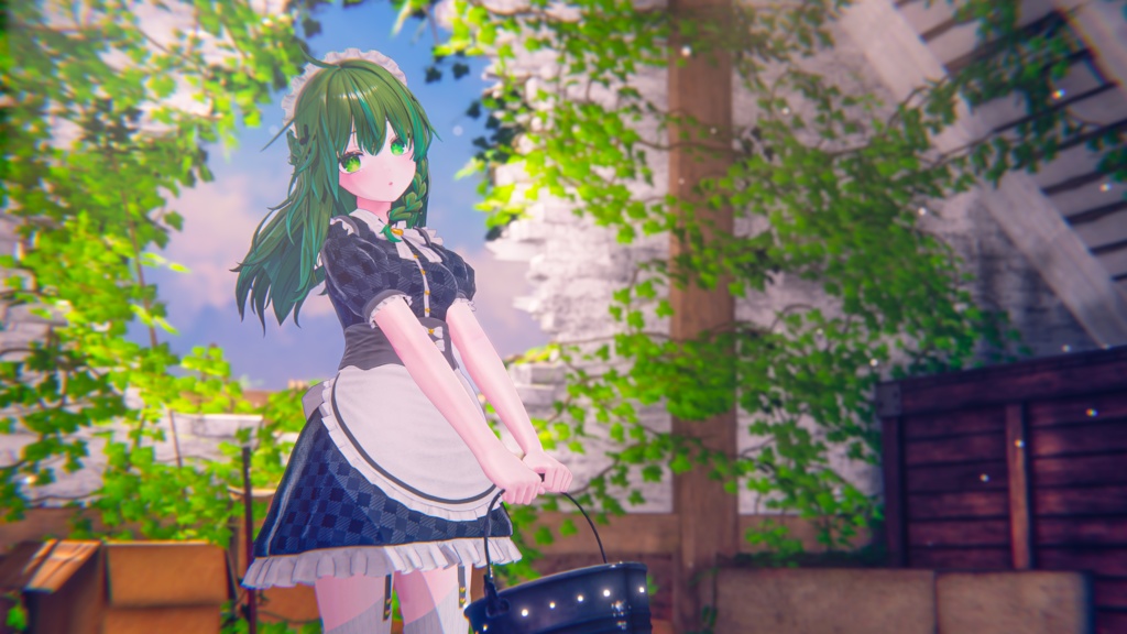 【74アバター対応】Pure Fleur Maid