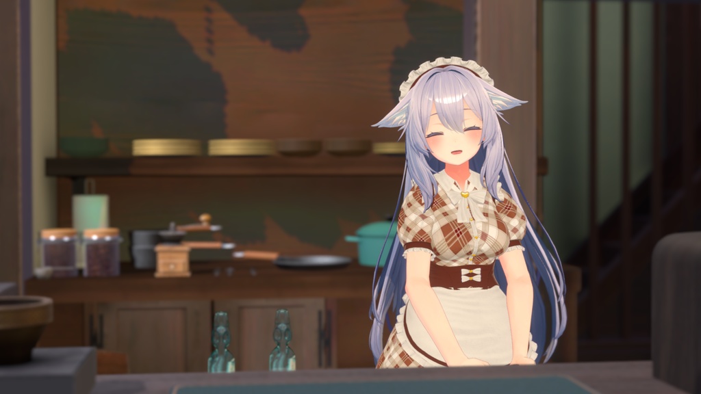 【74アバター対応】Pure Fleur Maid