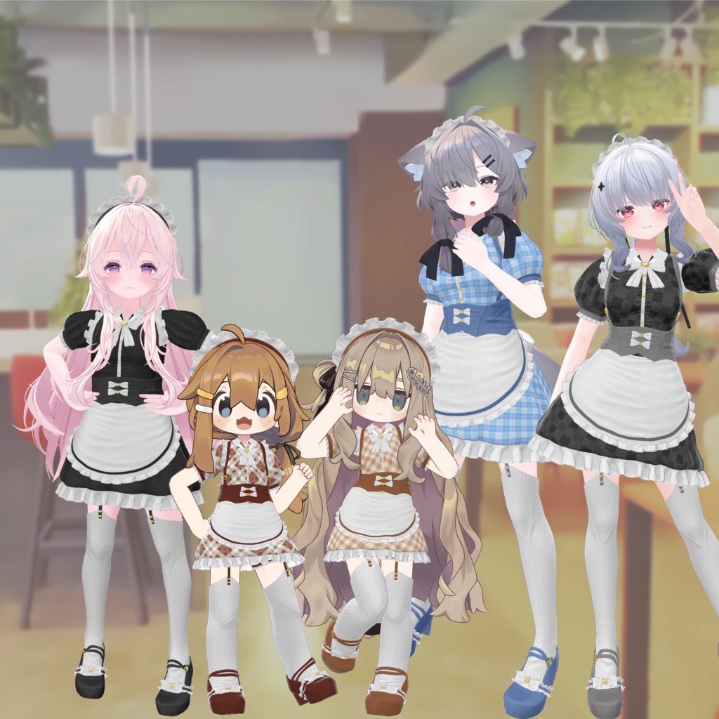 【74アバター対応】Pure Fleur Maid