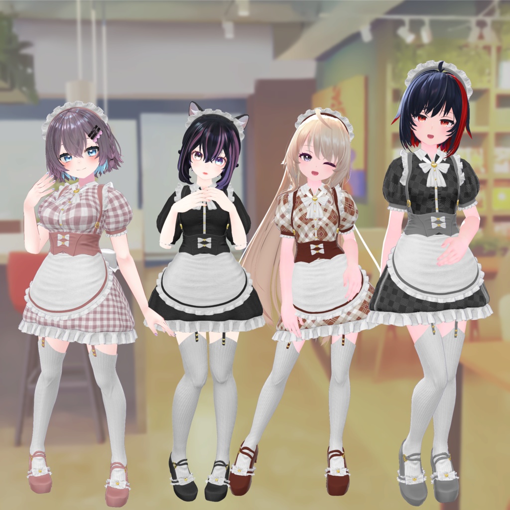 【74アバター対応】Pure Fleur Maid