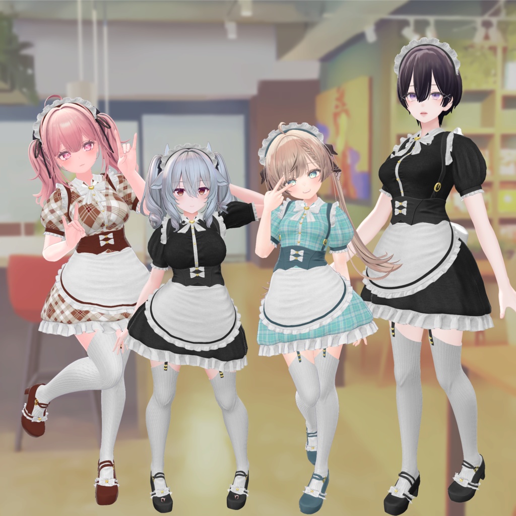 【74アバター対応】Pure Fleur Maid