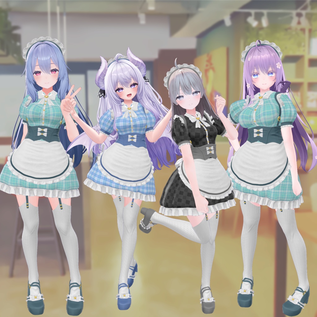 【74アバター対応】Pure Fleur Maid