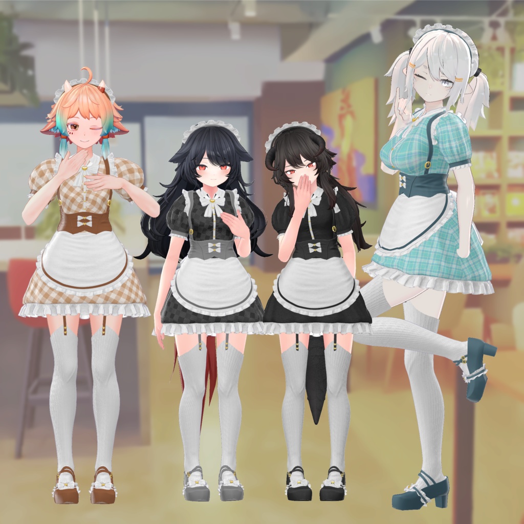 【74アバター対応】Pure Fleur Maid