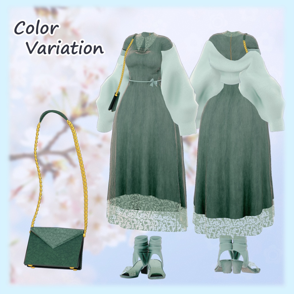 【120アバター対応】Misty Petal