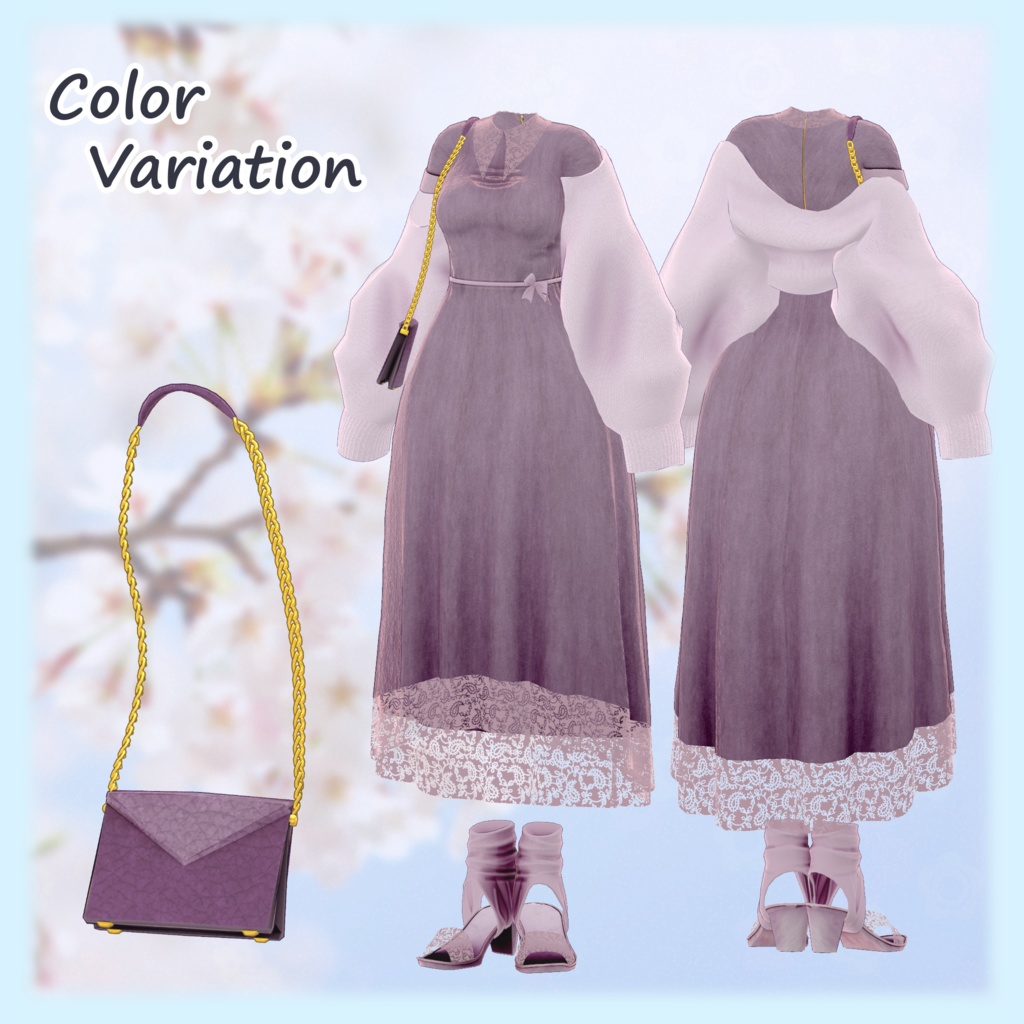 【120アバター対応】Misty Petal