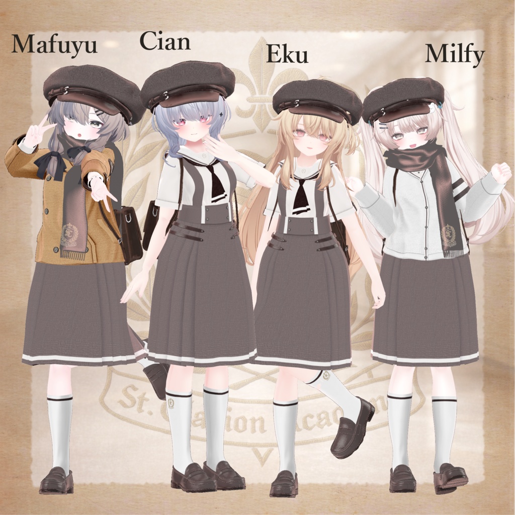 📢販売セール📢【49アバター対応】St. Claris【St. Clarion Academy】