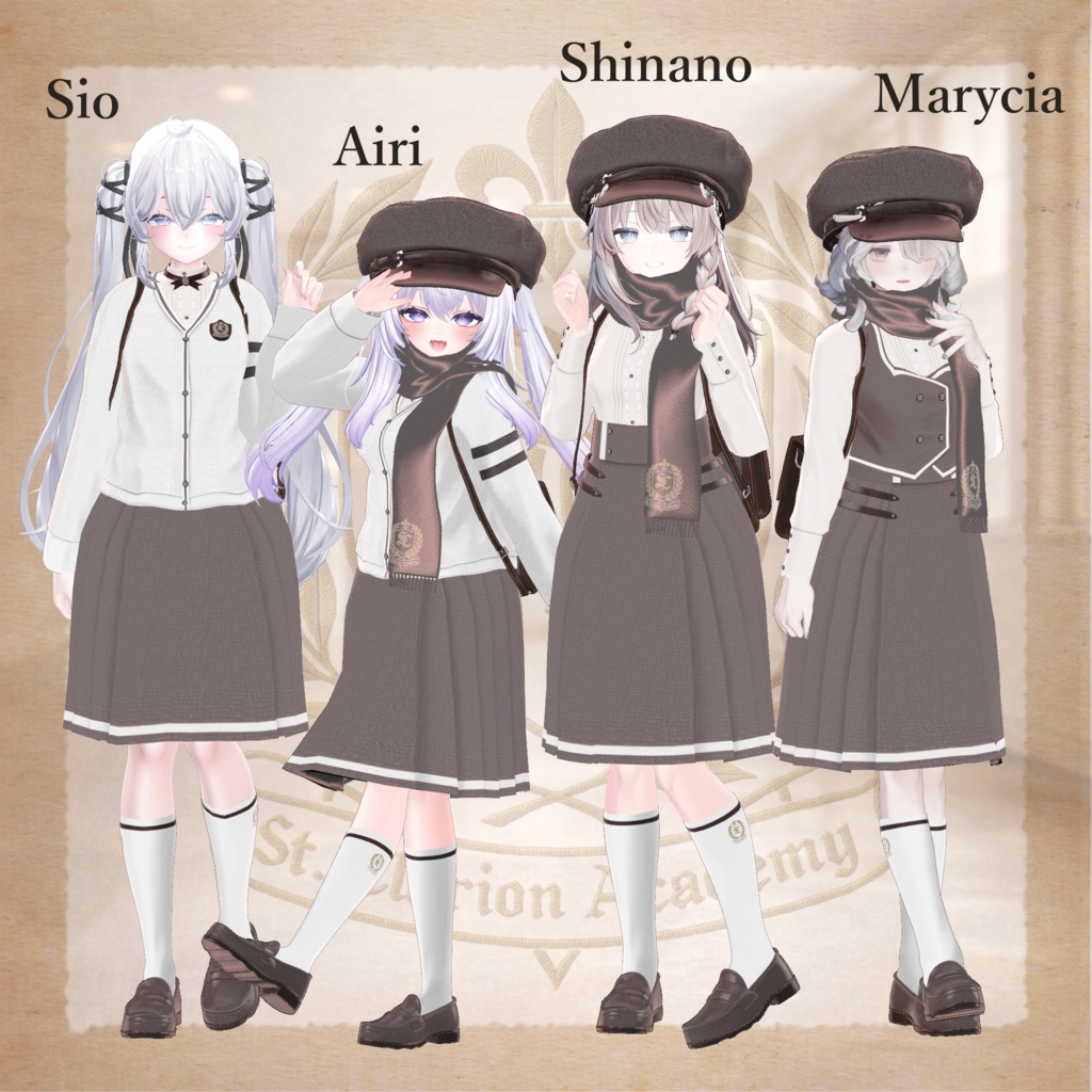 📢販売セール📢【49アバター対応】St. Claris【St. Clarion Academy】