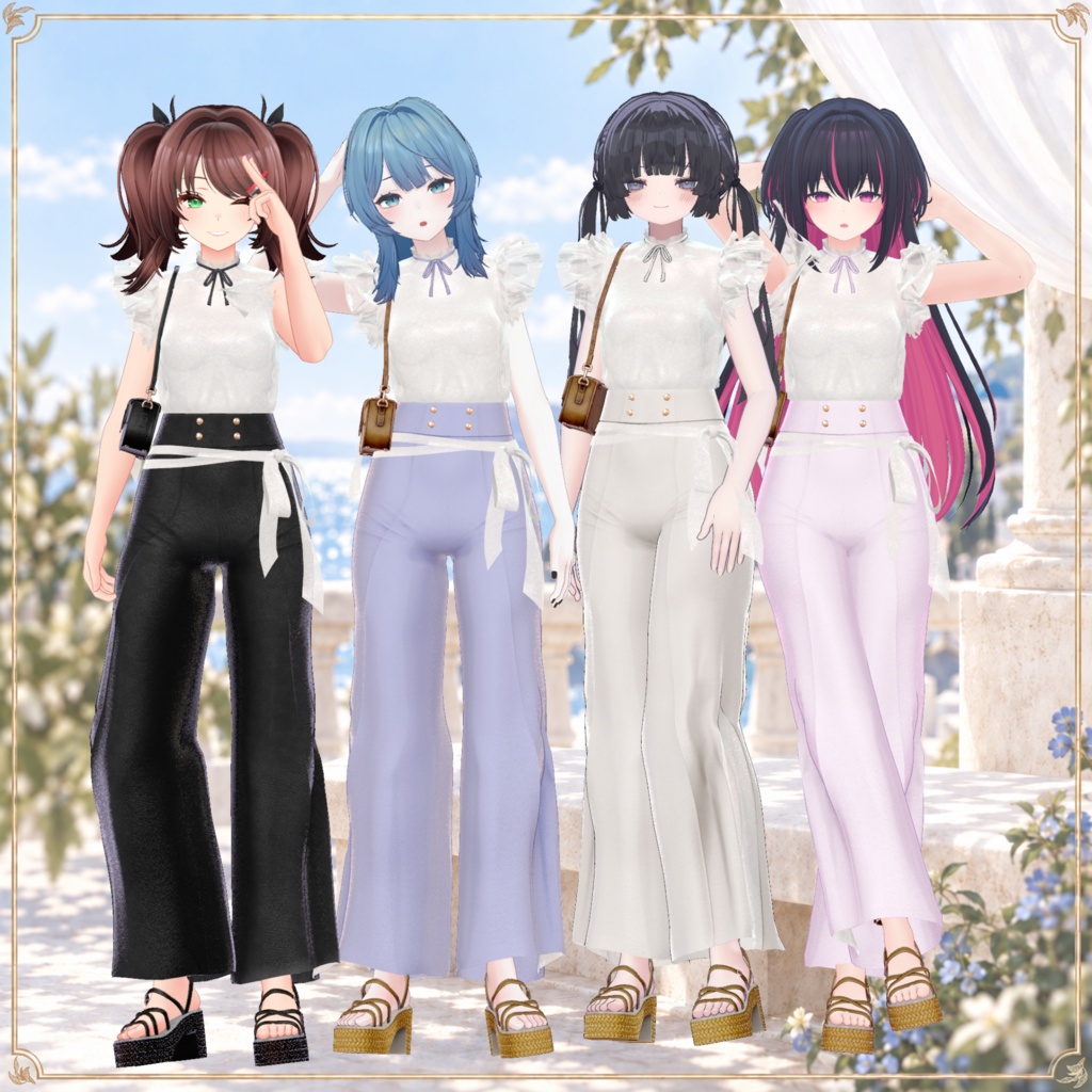 ☆販売セール☆Azure Veil【60アバター対応】
