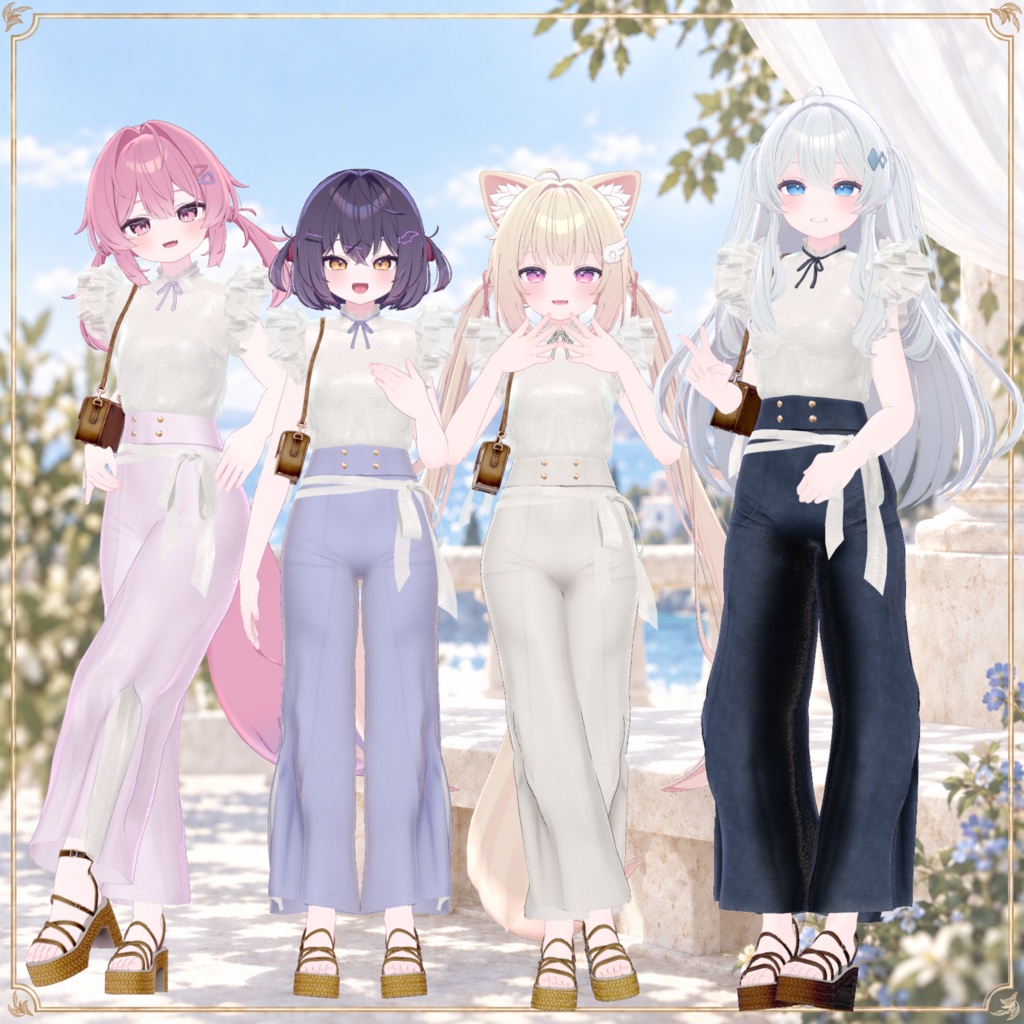 ☆販売セール☆Azure Veil【60アバター対応】