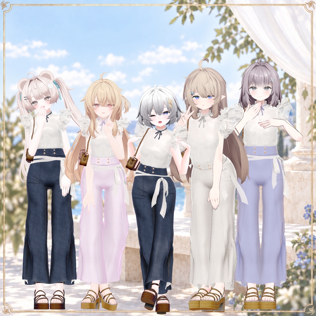 ☆販売セール☆Azure Veil【60アバター対応】