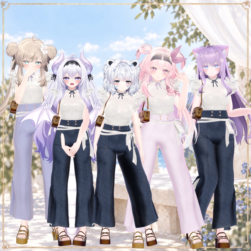 ☆販売セール☆Azure Veil【60アバター対応】