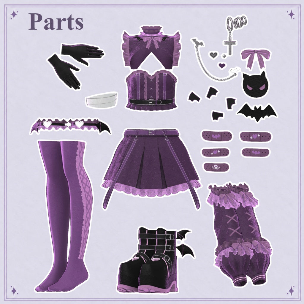 ☆販売セール☆Sinful Amethyst【68アバター対応】