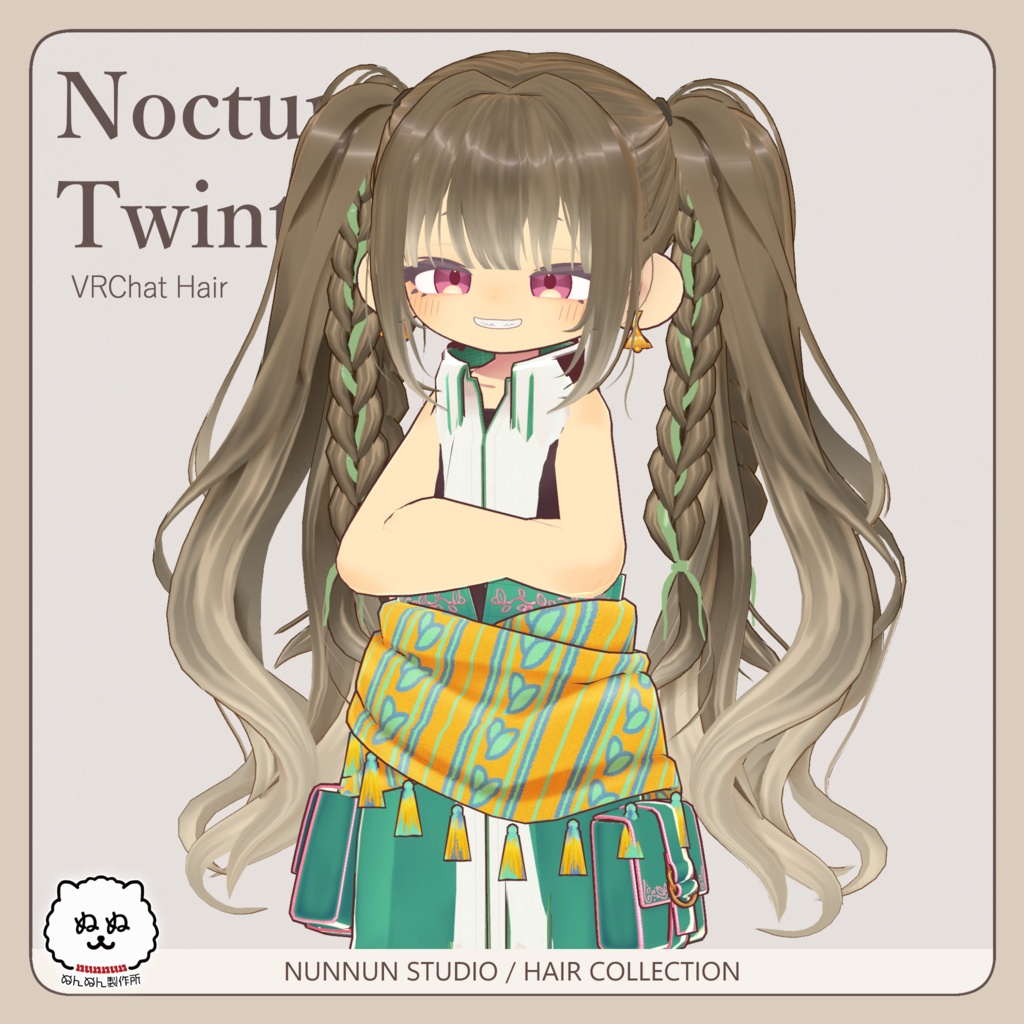 ☆販売セール☆Nocturne Twintail【アバター対応】
