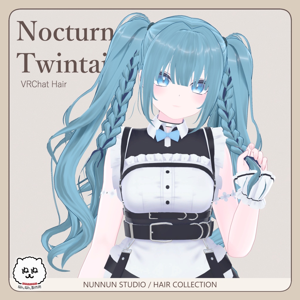 ☆販売セール☆Nocturne Twintail【アバター対応】