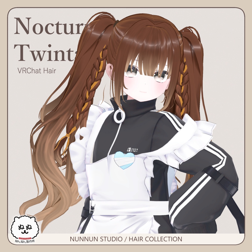☆販売セール☆Nocturne Twintail【アバター対応】