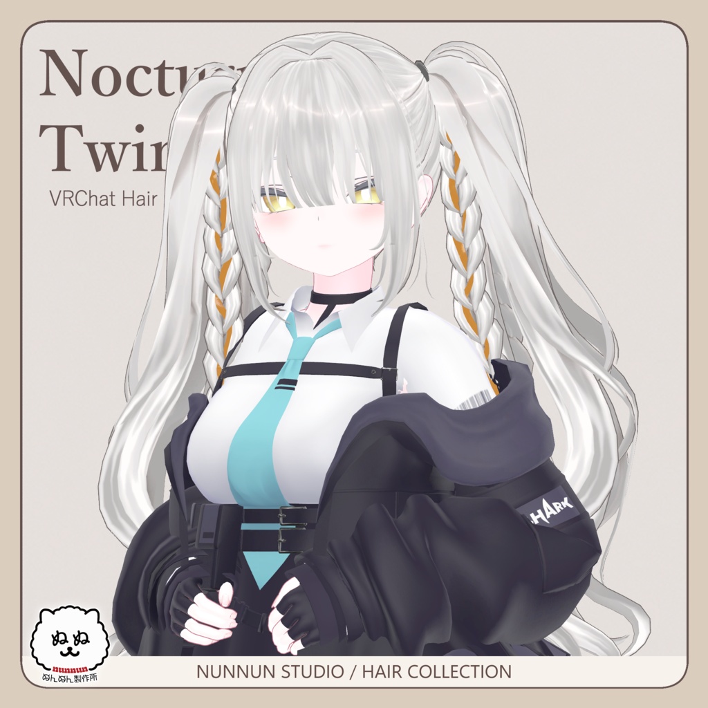 ☆販売セール☆Nocturne Twintail【アバター対応】