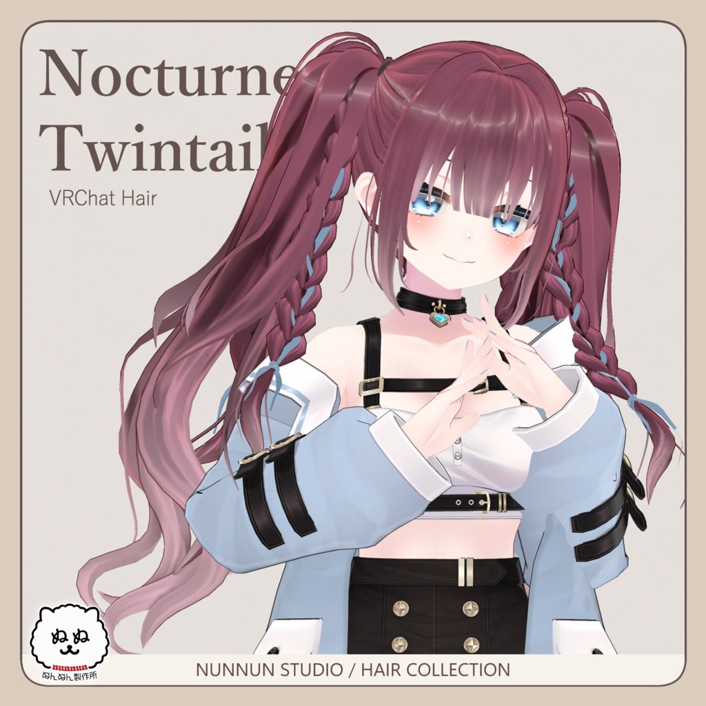 ☆販売セール☆Nocturne Twintail【アバター対応】