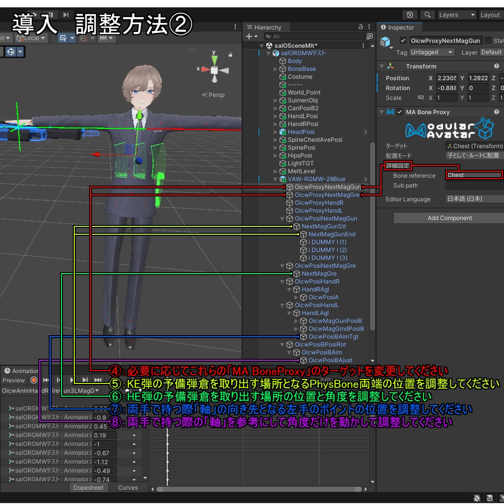 【VRChatアバター用】RGMW-29【複合小銃】