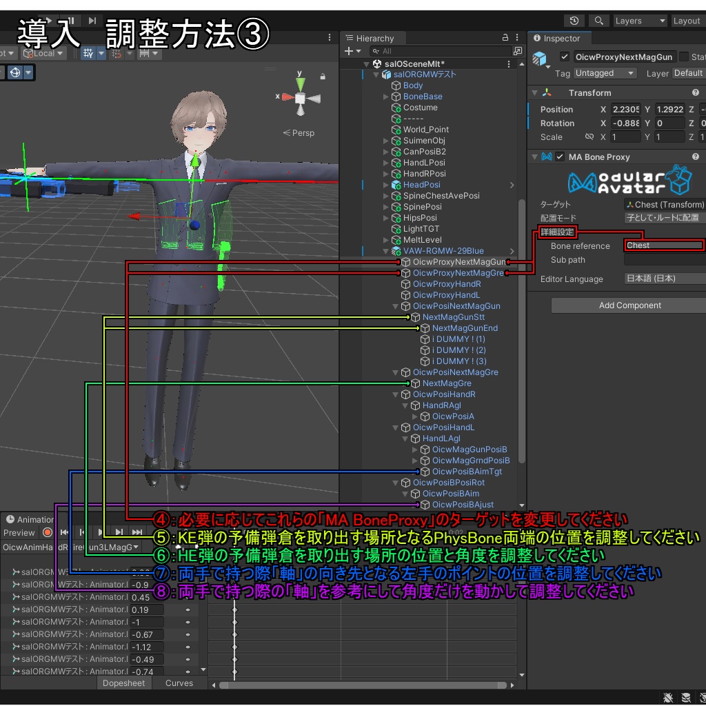値下げしました【VRChatアバター用】RGMW-29【複合小銃】