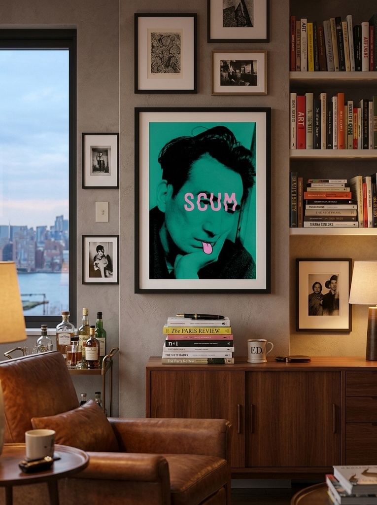 SCUM - 太宰治「バッドエデュケーション」アートポスター / Osamu Dazai "Bad Education" Graphic Art Poster