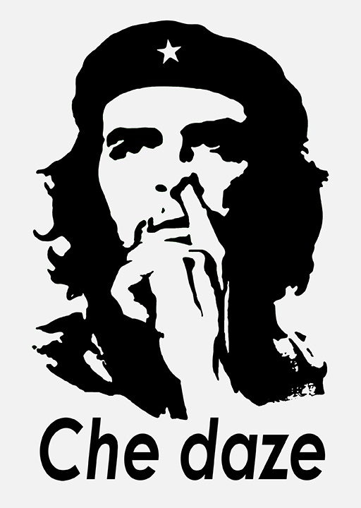 Che Guevara チェ・ゲバラ 「CHE DAZE(チェだぜ!)」 シルクスクリーンTシャツ