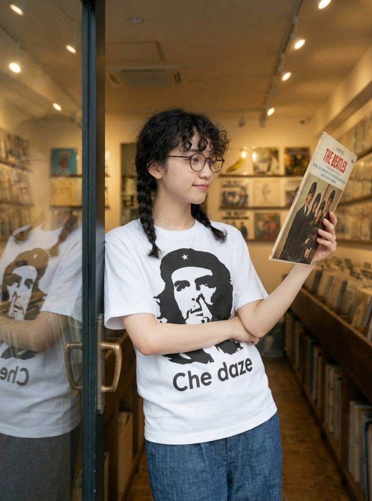 Che Guevara チェ・ゲバラ 「CHE DAZE(チェだぜ!)」 シルクスクリーンTシャツ