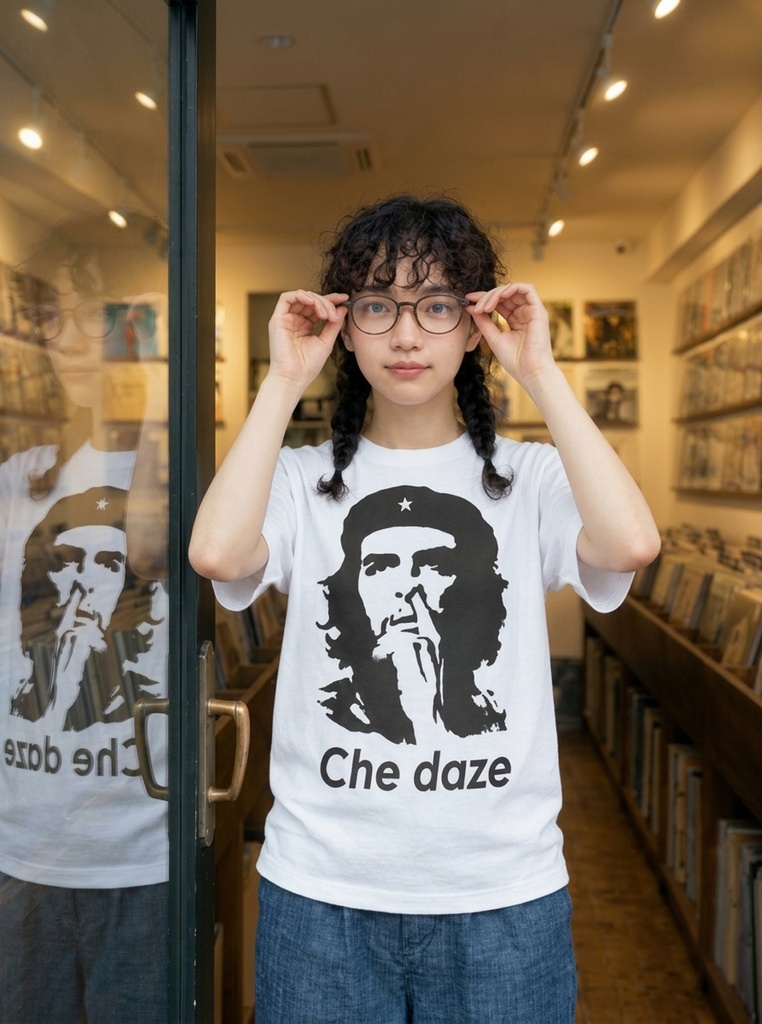 Che Guevara チェ・ゲバラ 「CHE DAZE(チェだぜ!)」 シルクスクリーンTシャツ