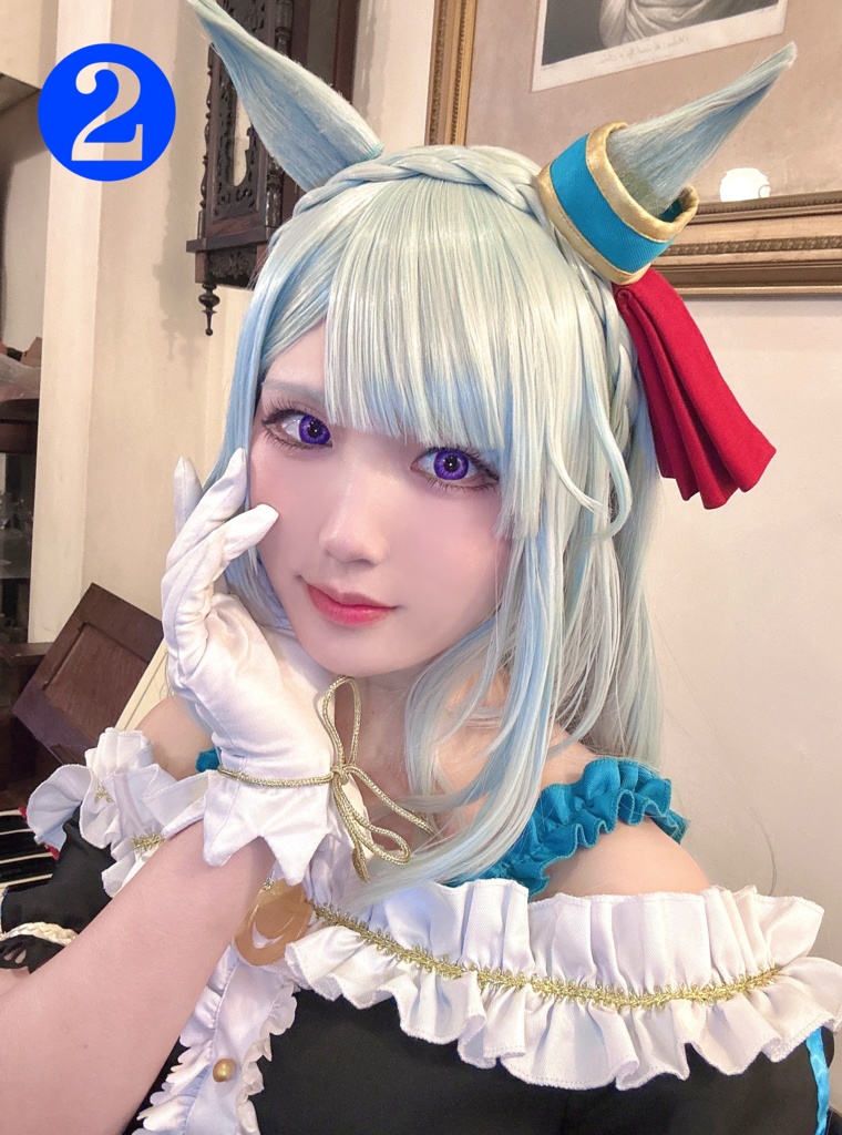 【チェキ】デアリングタクト・メジロアルダン