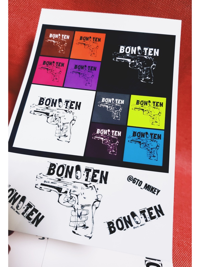 梵天イメージデザインウッドキー&ステッカーセット