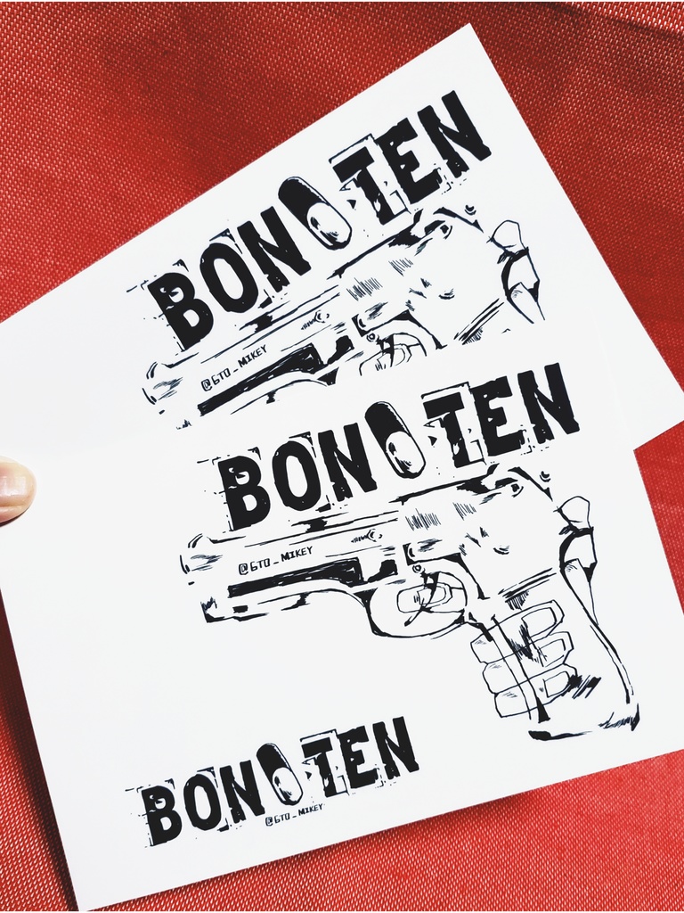 梵天イメージデザインウッドキー&ステッカーセット