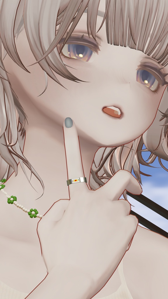 【VRChat向け】自由にデザインできる!フリーペイントリング💍【MA対応】