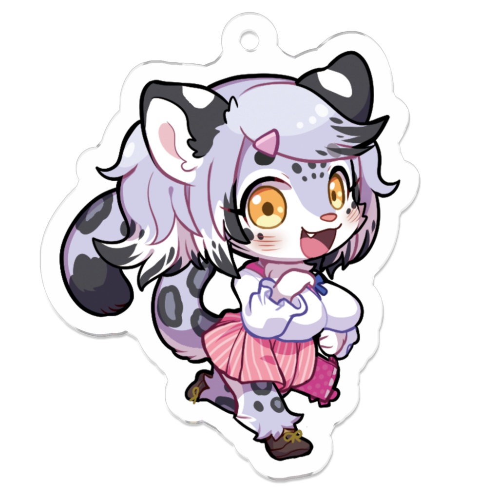 キのせいアクキー(クリア版)　針葉ユキノ