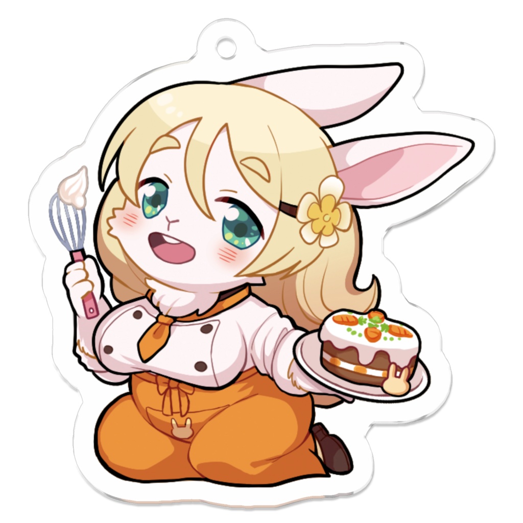 キのせいアクキー(クリア版)　富樫もも