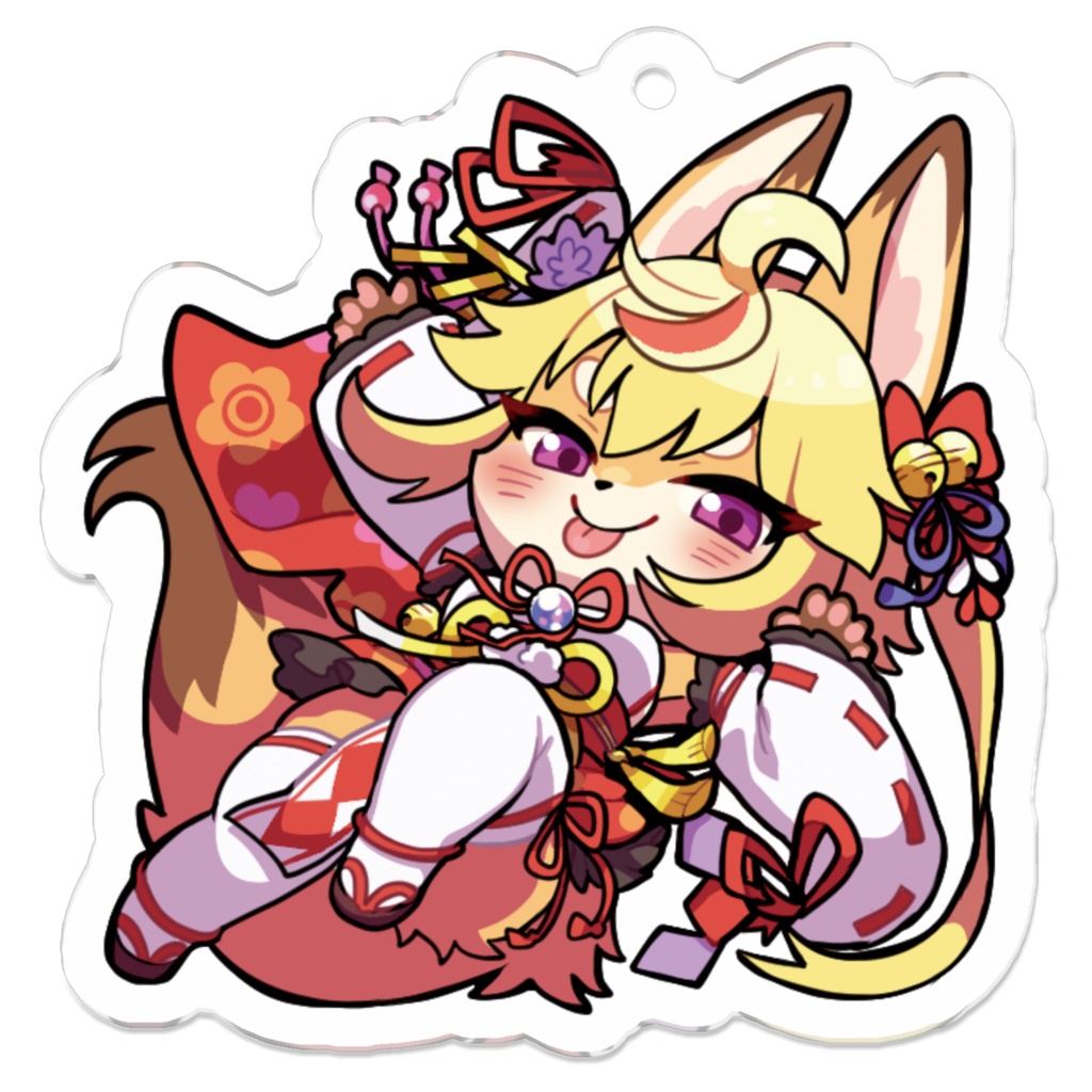 キのせいアクキー(クリア版)　きに