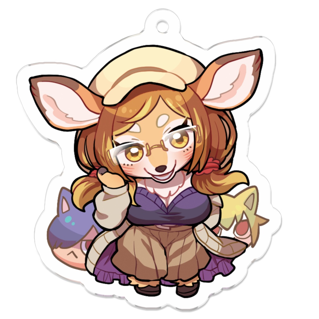 キのせいアクキー(クリア版) 布留見ちふる