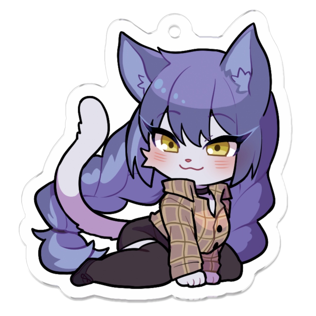 キのせいアクキー(クリア版)　甘夜ひゆり(表)