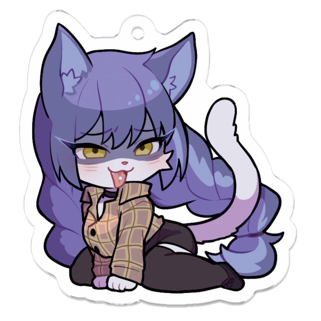 キのせいアクキー(クリア版)　甘夜ひゆり(裏)