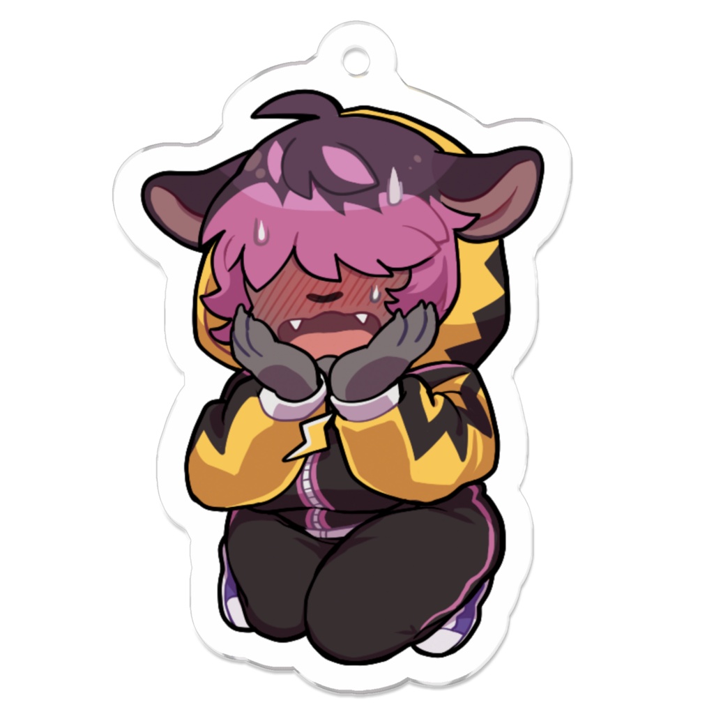 キのせいアクキー(クリア版)　灰島ライ