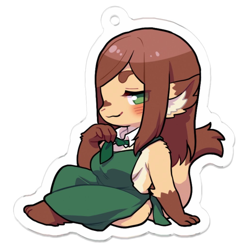 キのせいアクキー(クリア版)　とめさん