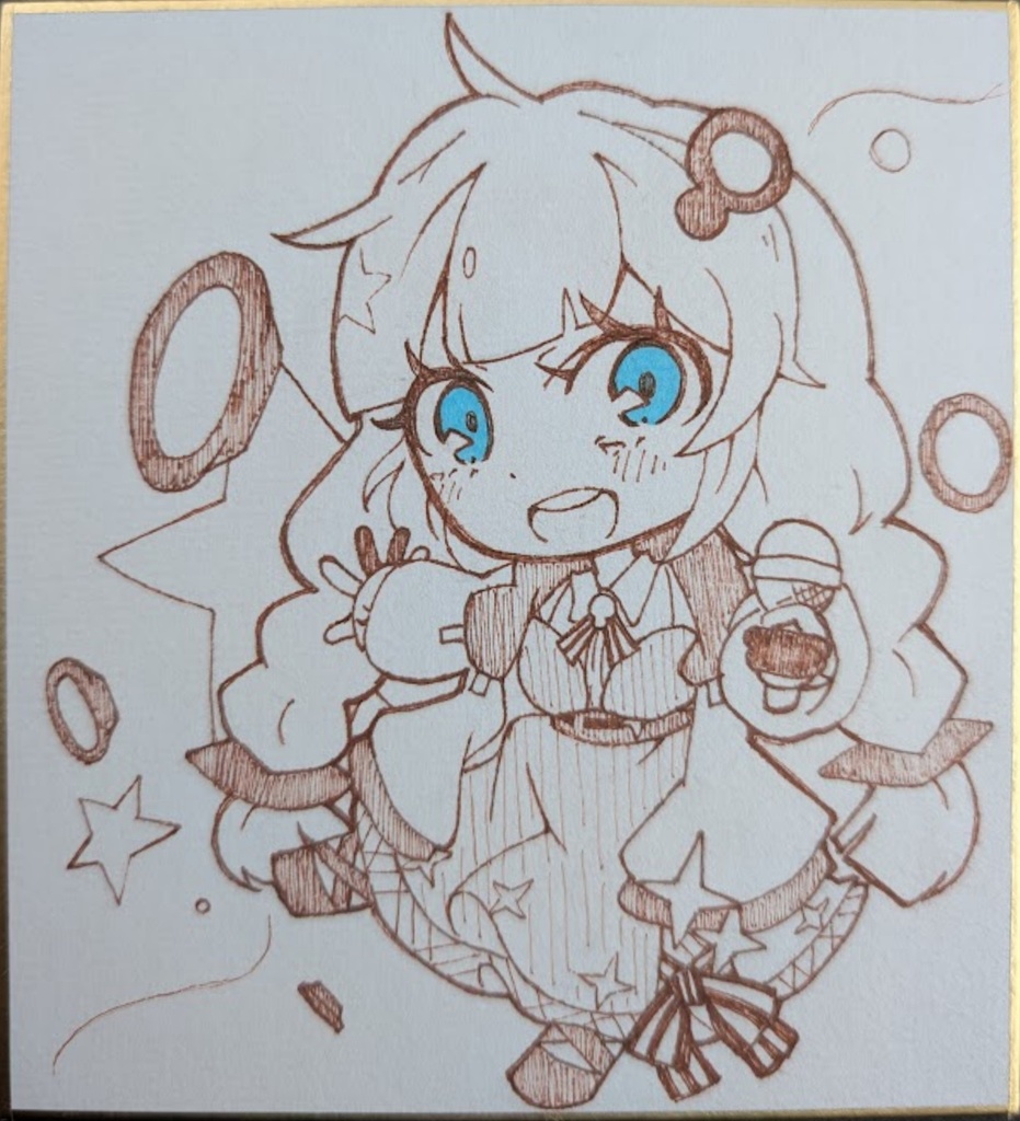 ミニ色紙「紲星あかり」