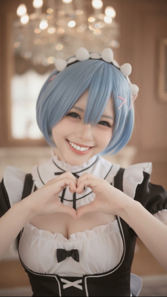 【DL写真集】レムのコスプレ写真集《59枚セット》高解像度ZIP（B6程度まで印刷可）