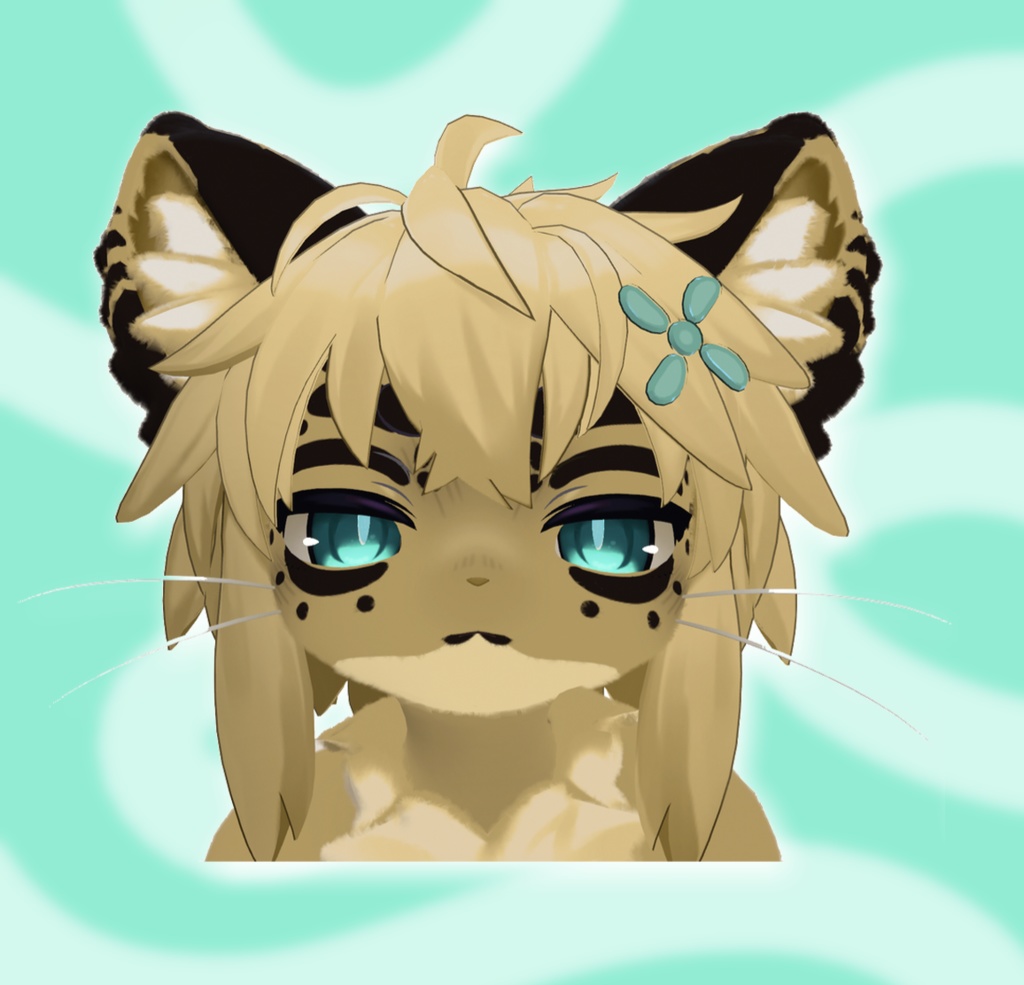Chalo "African Black-Footed Cat" Texture for VRChat Update 1.1