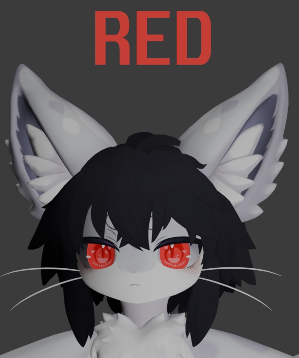 !FREE! Chalo 'Rainbow' Eye Texture Pack VRChat (6 Colored Eyes)