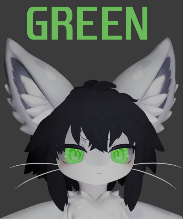 !FREE! Chalo 'Rainbow' Eye Texture Pack VRChat (6 Colored Eyes)