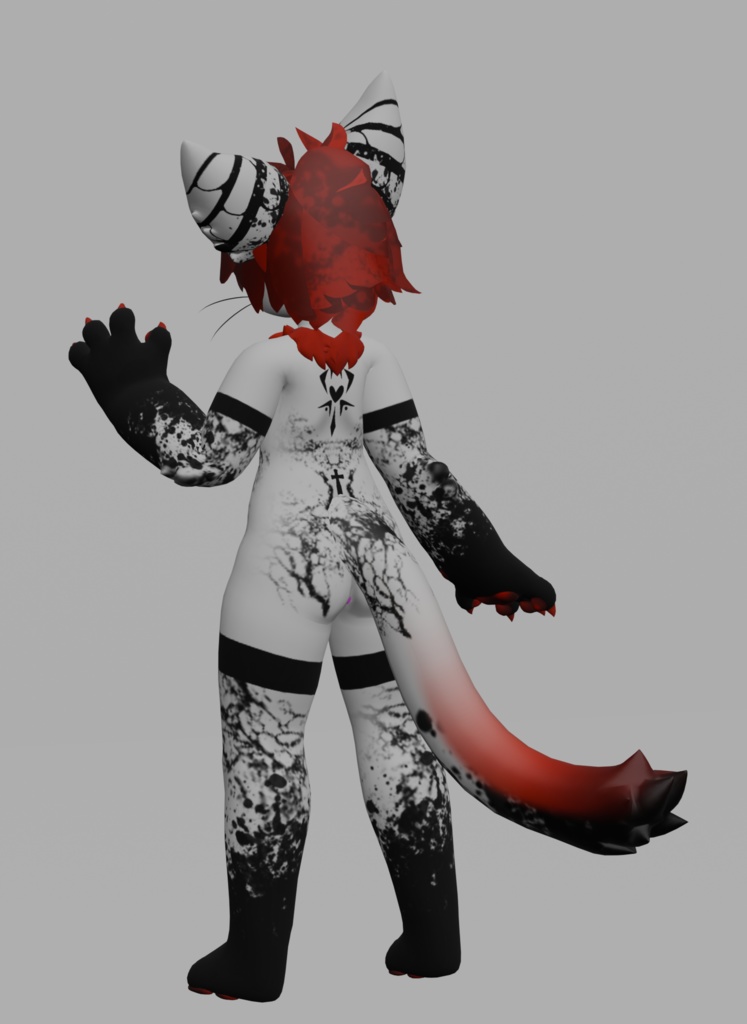 Gothic Chalo Body Texture 고딕체의 질감 VRChat