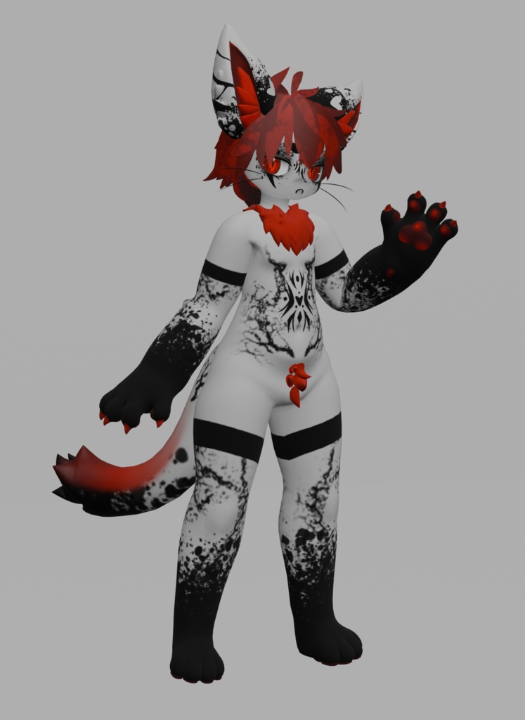 Gothic Chalo Body Texture 고딕체의 질감 VRChat