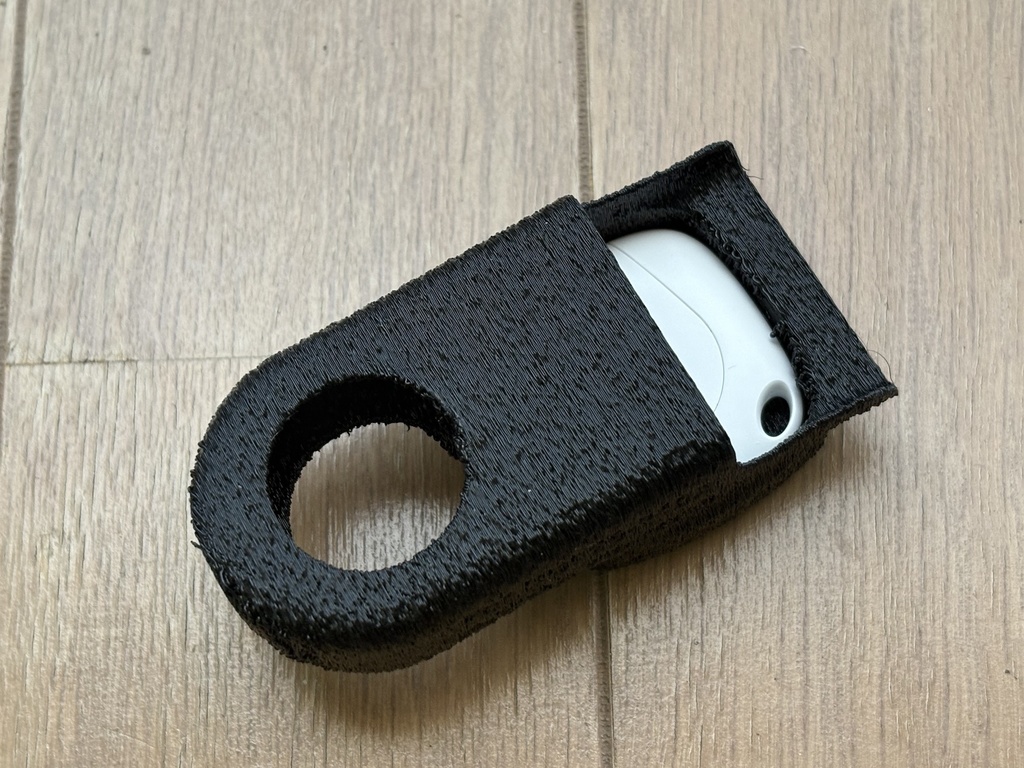 ロードバイク用クランクプロテクター型スマートタグケース(DAISO紛失防止タグ用)