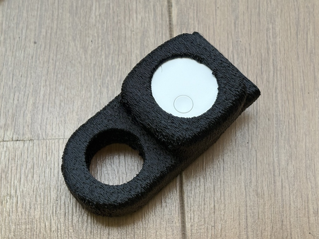 ロードバイク用クランクプロテクター型スマートタグケース(DAISO紛失防止タグ用)