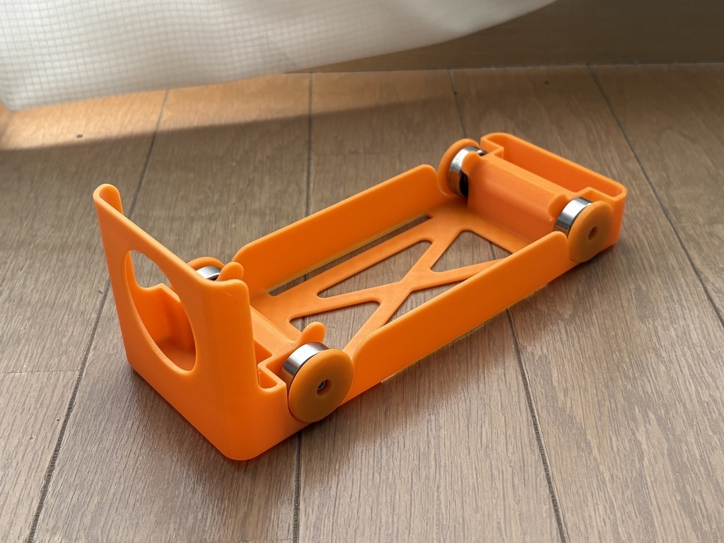 ダイソー密封容器12L(取っ手付き)用フィラメントスプールローラー