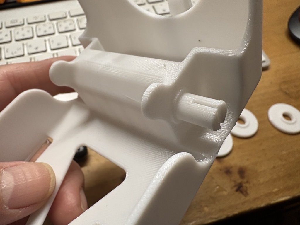 ダイソー密封容器12L(取っ手付き)用フィラメントスプールローラー(ベアリング圧入式)